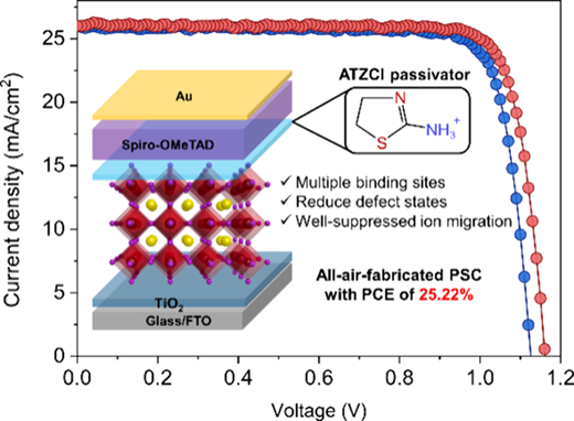 Multisite Passivation and Surface Reconstruction of Perovskite for All-Air-Fabricated Perovskite Solar Cells